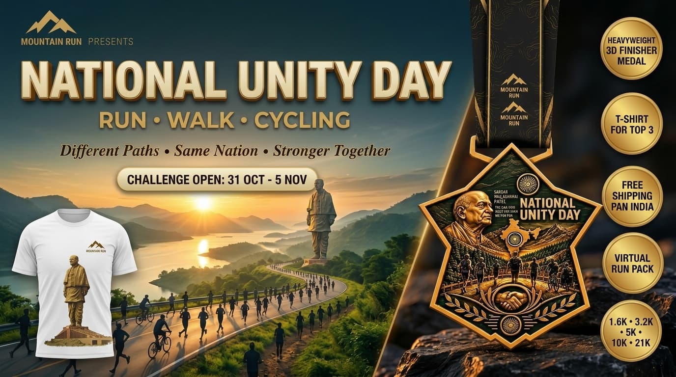 National Unity Day Virtual Run 2026 Banner